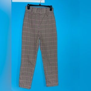 Worthington High Rise Plaid Pants - Size 4